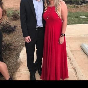 Lulus red formal dress